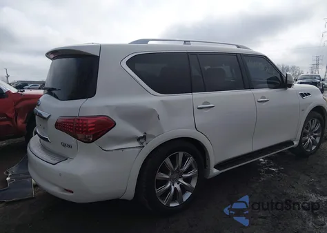 2014 Infiniti Qx80 z USA, uszkodzony, nr VIN JN8AZ2NEXE9064662